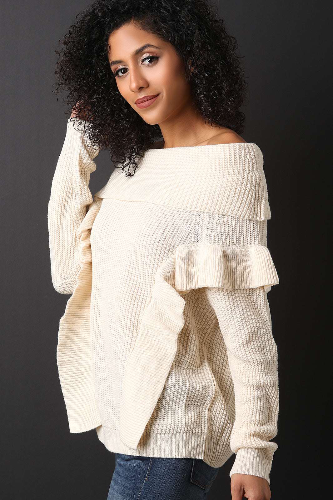 CARLA FEROCE - SPUMIGLIA KNIT TOP