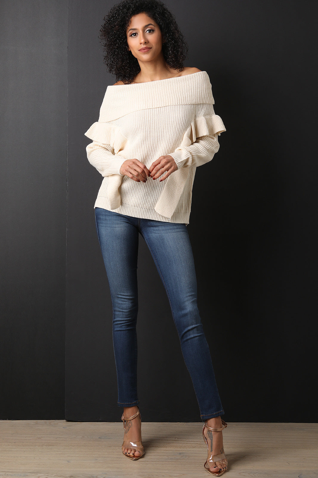 CARLA FEROCE - SPUMIGLIA KNIT TOP